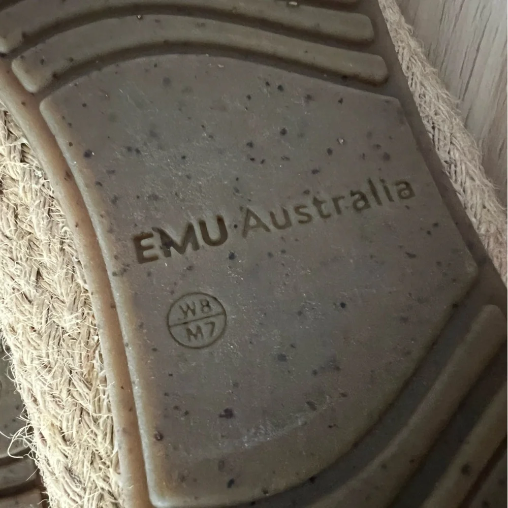 EMU Australia Agonis Cuban Sand Leopard Print Espadrille Lace Up Sneaker Shoes
